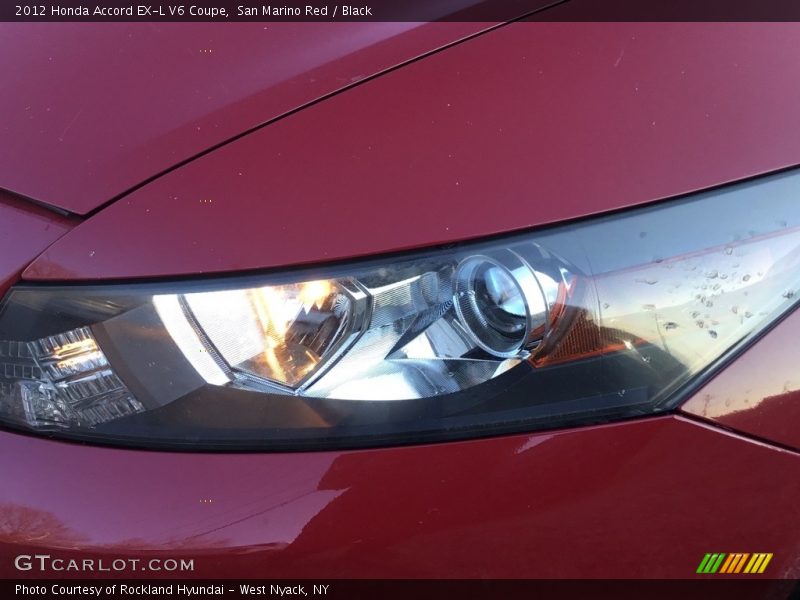San Marino Red / Black 2012 Honda Accord EX-L V6 Coupe