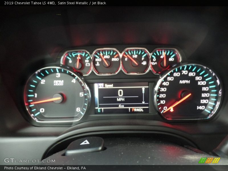 Satin Steel Metallic / Jet Black 2019 Chevrolet Tahoe LS 4WD