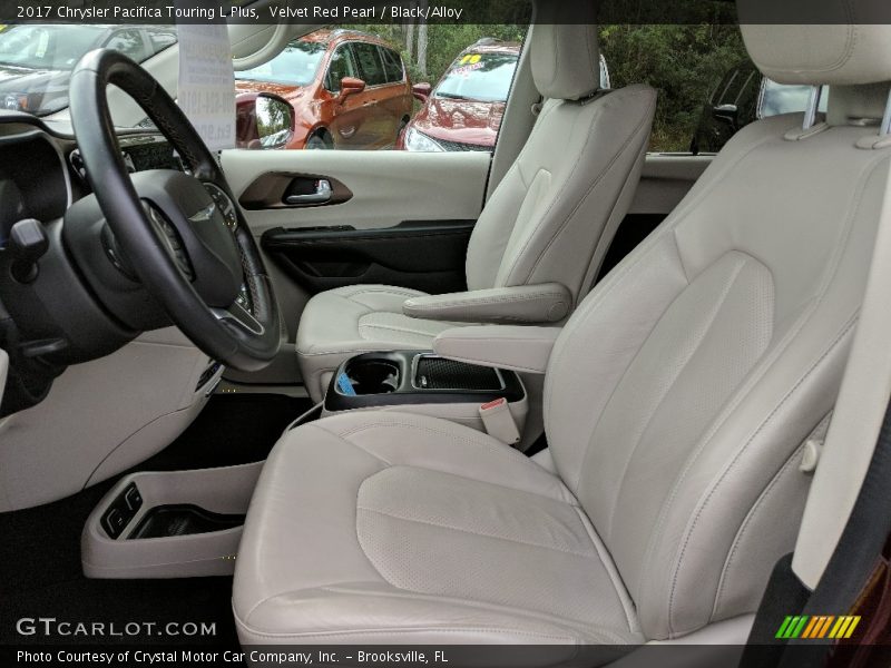 Velvet Red Pearl / Black/Alloy 2017 Chrysler Pacifica Touring L Plus