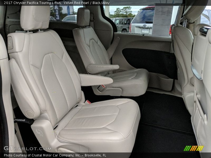 Velvet Red Pearl / Black/Alloy 2017 Chrysler Pacifica Touring L Plus