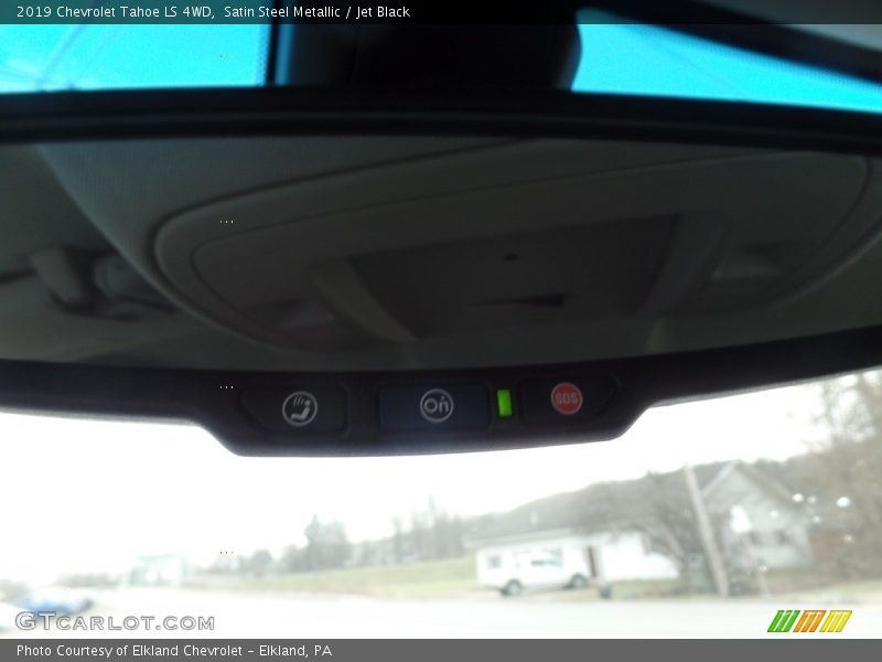 Satin Steel Metallic / Jet Black 2019 Chevrolet Tahoe LS 4WD