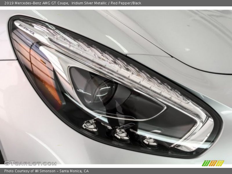 Iridium Silver Metallic / Red Pepper/Black 2019 Mercedes-Benz AMG GT Coupe