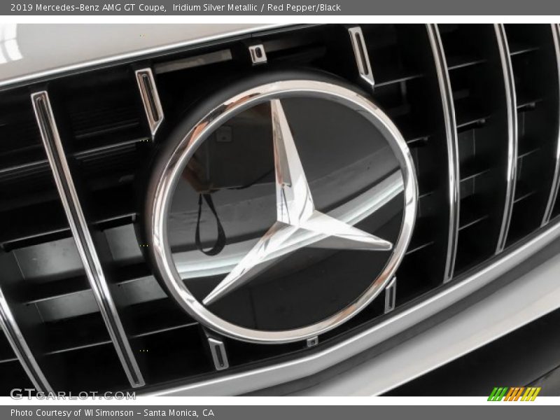 Iridium Silver Metallic / Red Pepper/Black 2019 Mercedes-Benz AMG GT Coupe