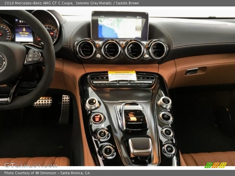 Controls of 2019 AMG GT C Coupe