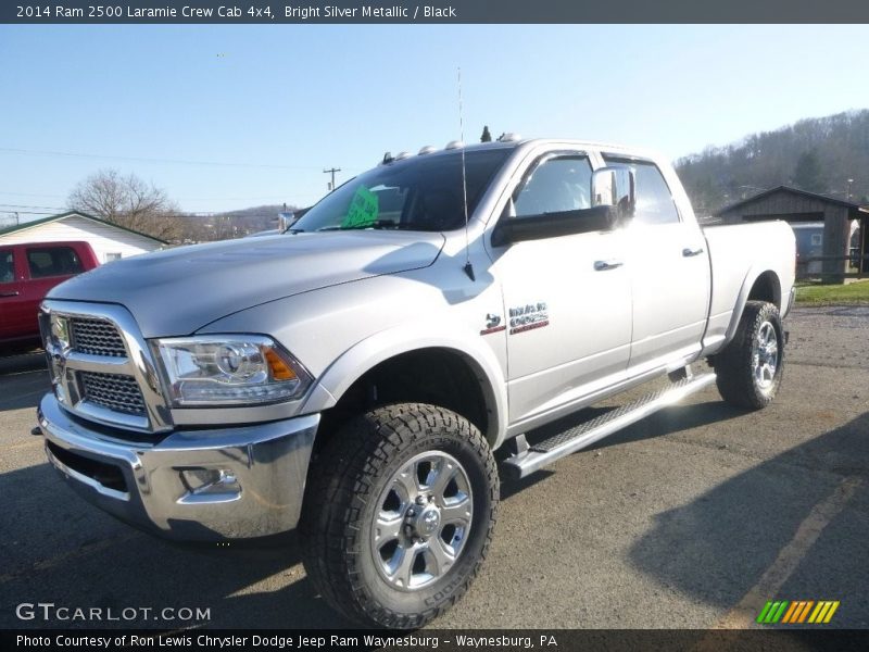 Bright Silver Metallic / Black 2014 Ram 2500 Laramie Crew Cab 4x4