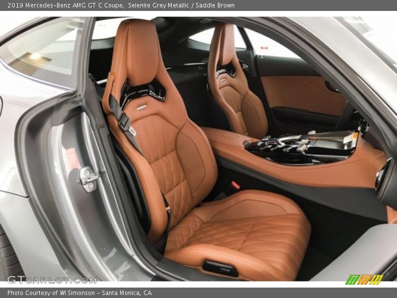  2019 AMG GT C Coupe Saddle Brown Interior