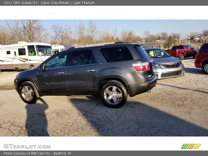Cyber Gray Metallic / Light Titanium 2011 GMC Acadia SLT