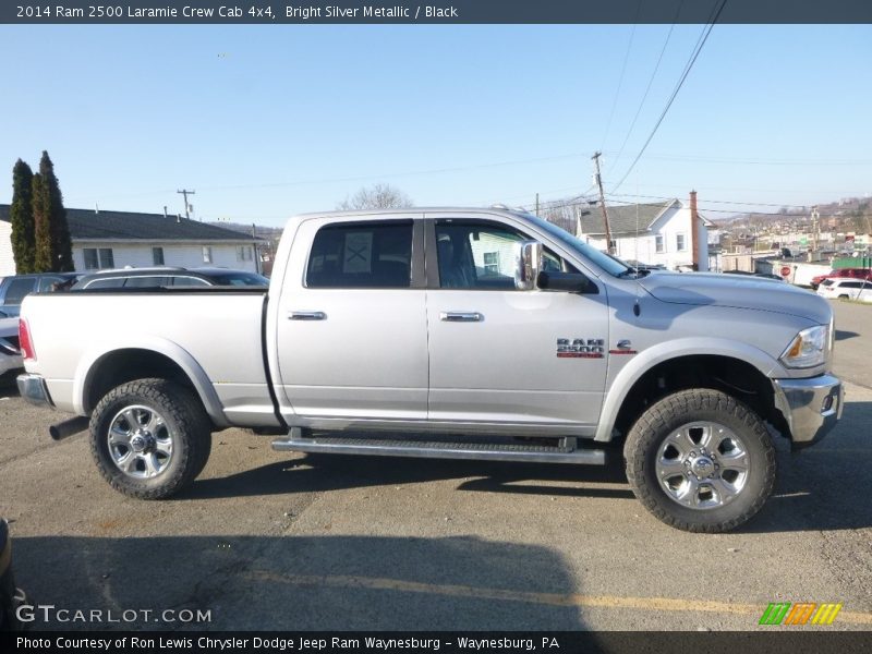 Bright Silver Metallic / Black 2014 Ram 2500 Laramie Crew Cab 4x4