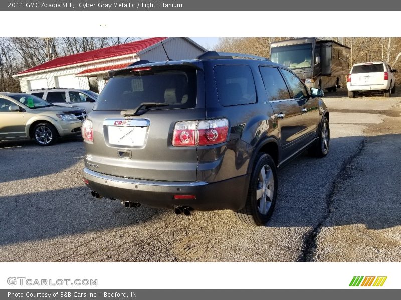 Cyber Gray Metallic / Light Titanium 2011 GMC Acadia SLT