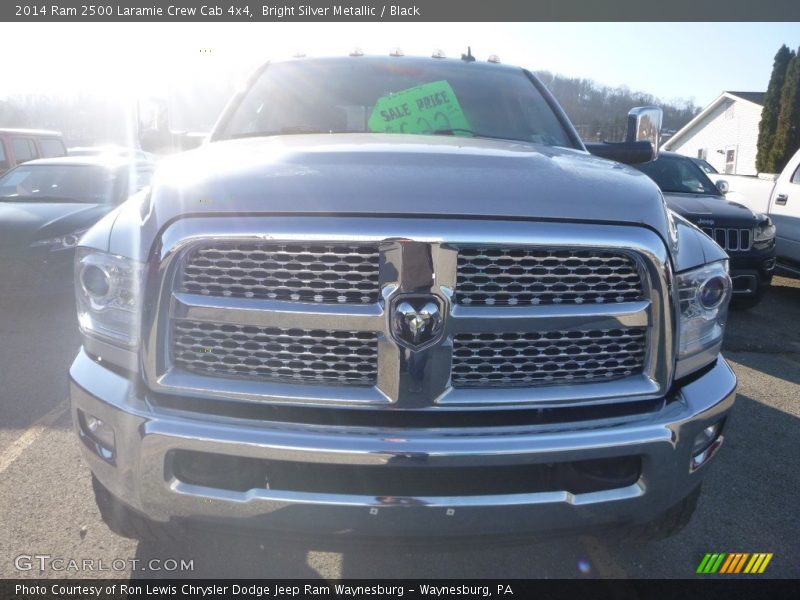 Bright Silver Metallic / Black 2014 Ram 2500 Laramie Crew Cab 4x4