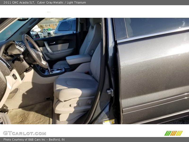 Cyber Gray Metallic / Light Titanium 2011 GMC Acadia SLT