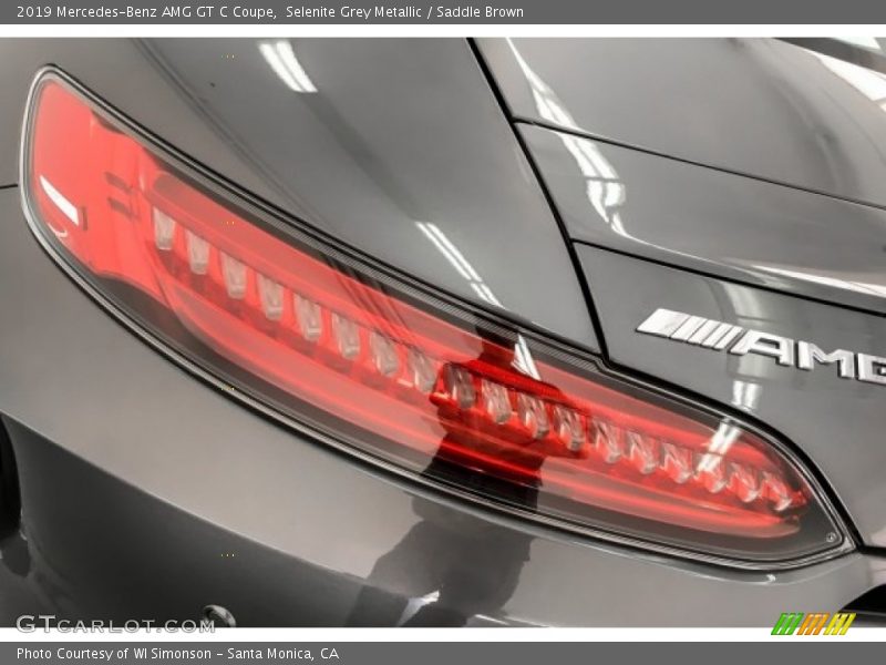 Selenite Grey Metallic / Saddle Brown 2019 Mercedes-Benz AMG GT C Coupe
