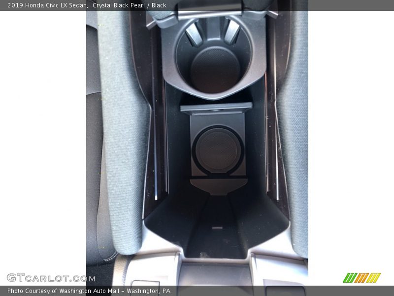 Crystal Black Pearl / Black 2019 Honda Civic LX Sedan