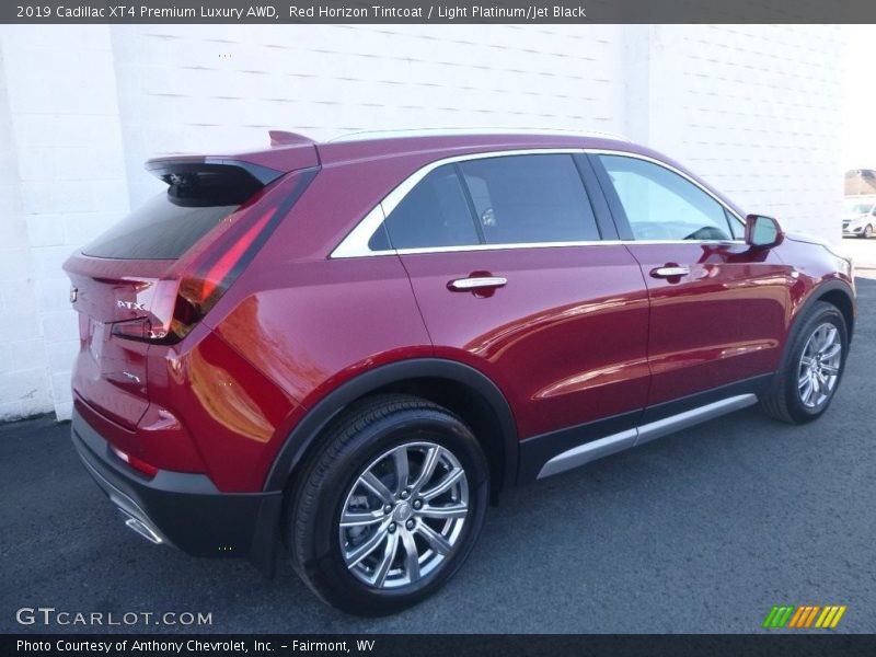 Red Horizon Tintcoat / Light Platinum/Jet Black 2019 Cadillac XT4 Premium Luxury AWD