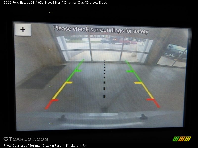 Ingot Silver / Chromite Gray/Charcoal Black 2019 Ford Escape SE 4WD