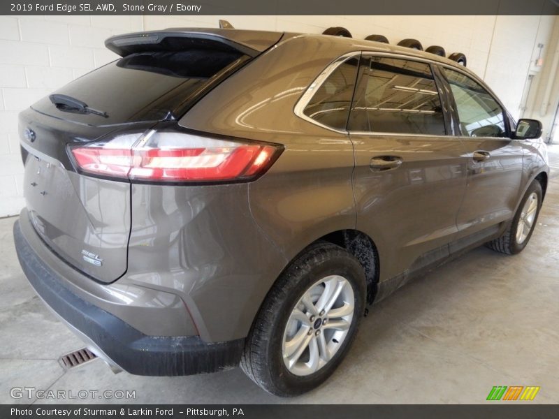 Stone Gray / Ebony 2019 Ford Edge SEL AWD
