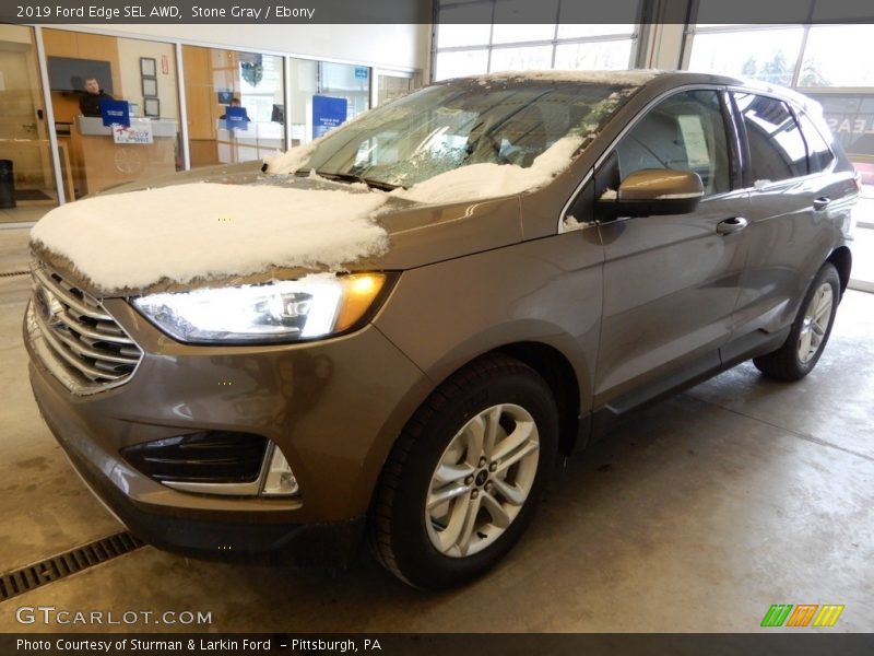 Stone Gray / Ebony 2019 Ford Edge SEL AWD