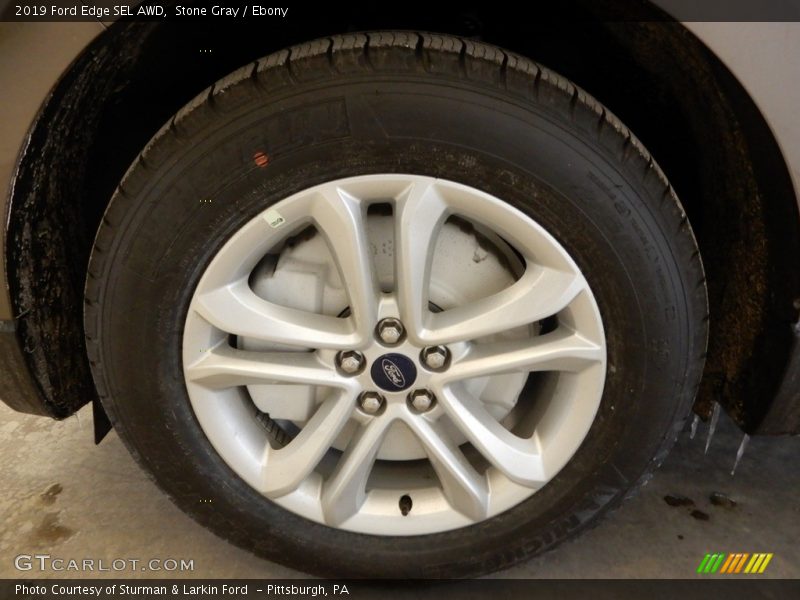 Stone Gray / Ebony 2019 Ford Edge SEL AWD
