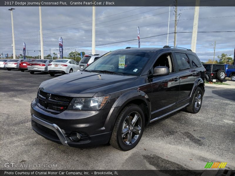 Granite Pearl-Coat / Black 2017 Dodge Journey Crossroad Plus