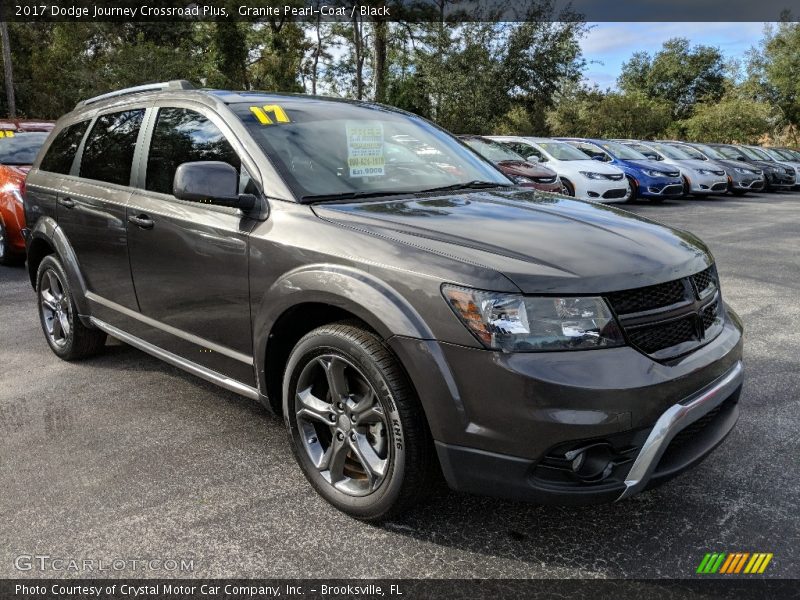 Granite Pearl-Coat / Black 2017 Dodge Journey Crossroad Plus