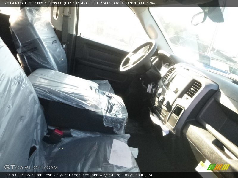 Blue Streak Pearl / Black/Diesel Gray 2019 Ram 1500 Classic Express Quad Cab 4x4