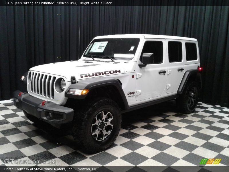 Bright White / Black 2019 Jeep Wrangler Unlimited Rubicon 4x4