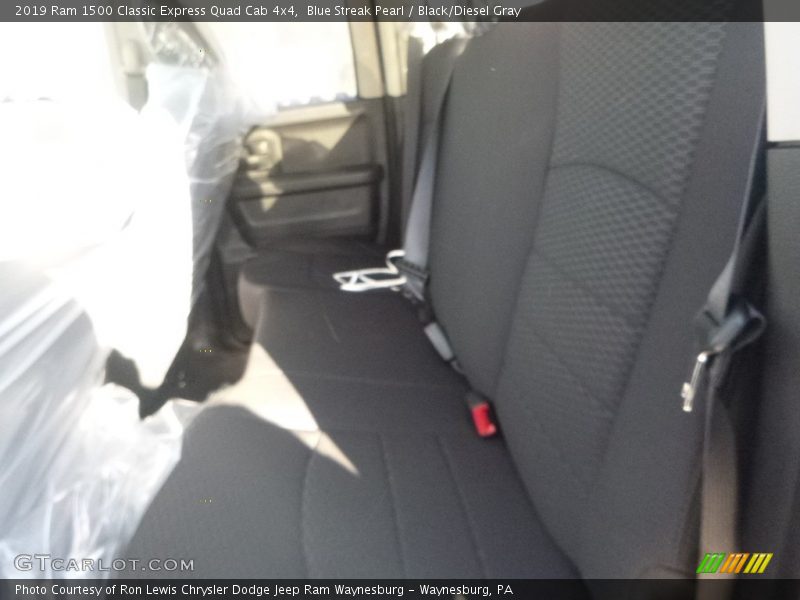 Blue Streak Pearl / Black/Diesel Gray 2019 Ram 1500 Classic Express Quad Cab 4x4