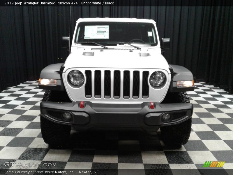 Bright White / Black 2019 Jeep Wrangler Unlimited Rubicon 4x4