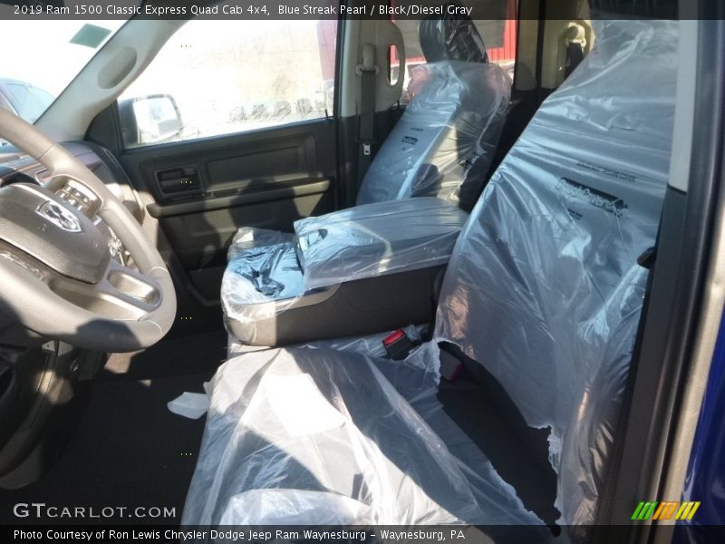 Blue Streak Pearl / Black/Diesel Gray 2019 Ram 1500 Classic Express Quad Cab 4x4