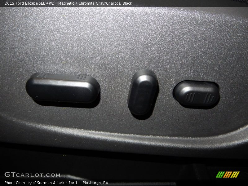 Magnetic / Chromite Gray/Charcoal Black 2019 Ford Escape SEL 4WD
