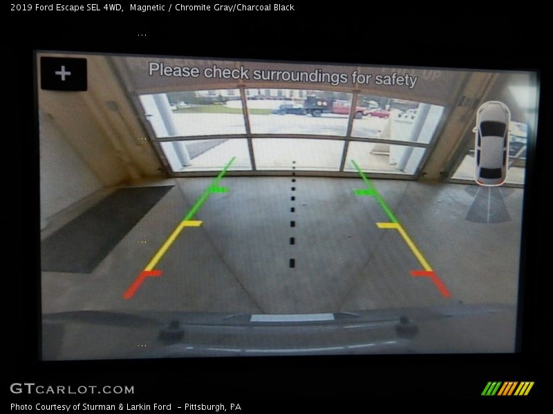 Magnetic / Chromite Gray/Charcoal Black 2019 Ford Escape SEL 4WD