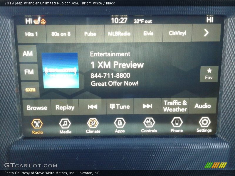Controls of 2019 Wrangler Unlimited Rubicon 4x4