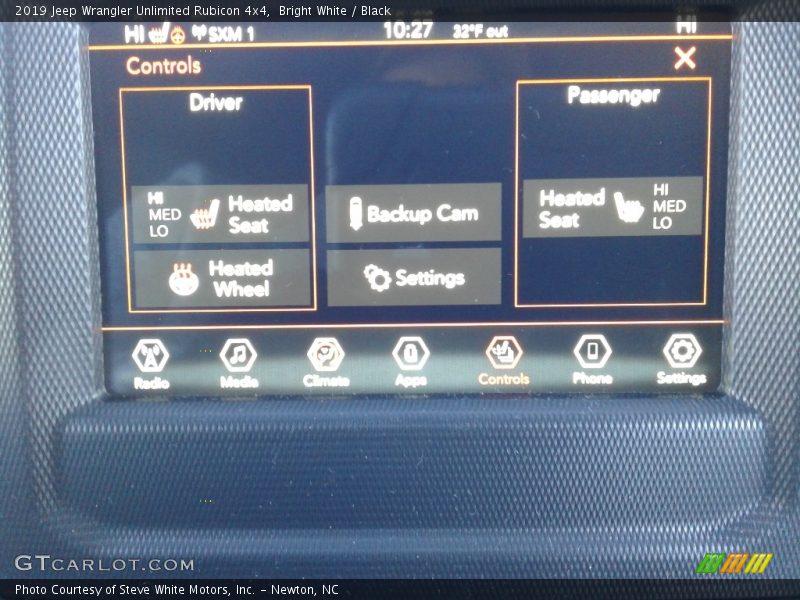 Bright White / Black 2019 Jeep Wrangler Unlimited Rubicon 4x4