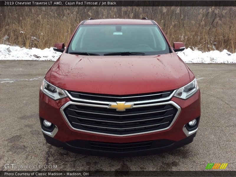 Cajun Red Tintcoat / Jet Black 2019 Chevrolet Traverse LT AWD