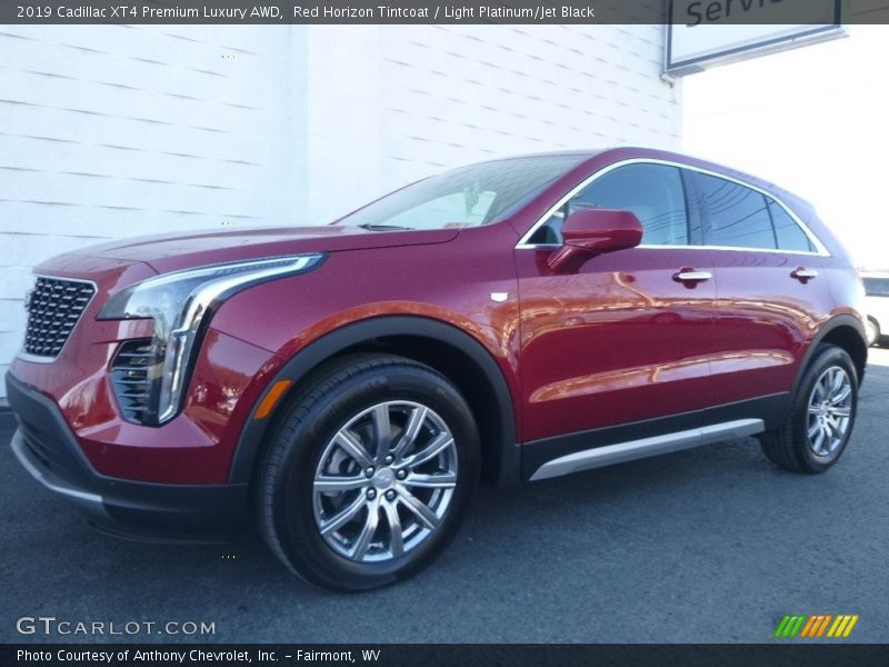 Red Horizon Tintcoat / Light Platinum/Jet Black 2019 Cadillac XT4 Premium Luxury AWD