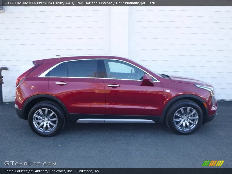 Red Horizon Tintcoat / Light Platinum/Jet Black 2019 Cadillac XT4 Premium Luxury AWD