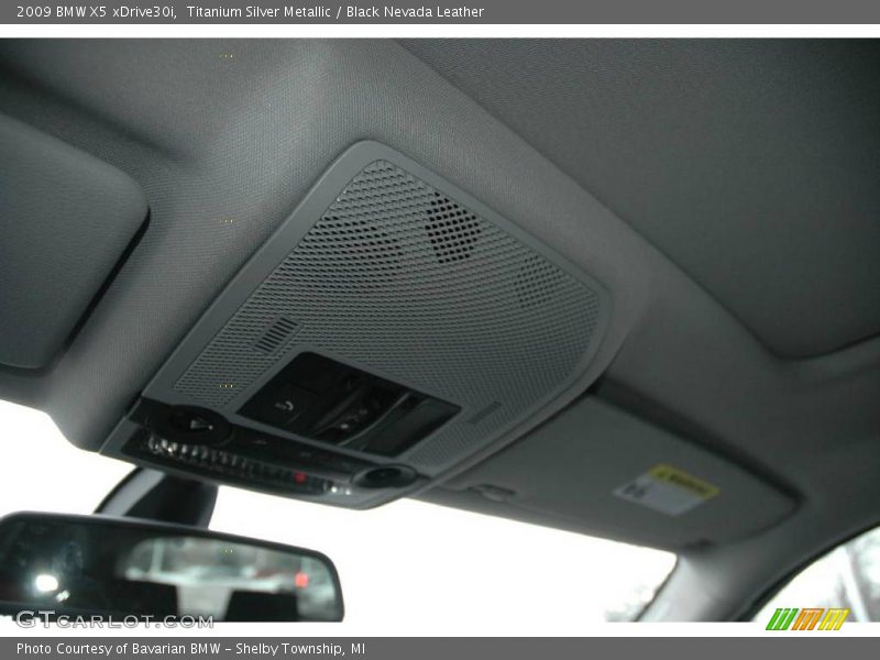 Titanium Silver Metallic / Black Nevada Leather 2009 BMW X5 xDrive30i