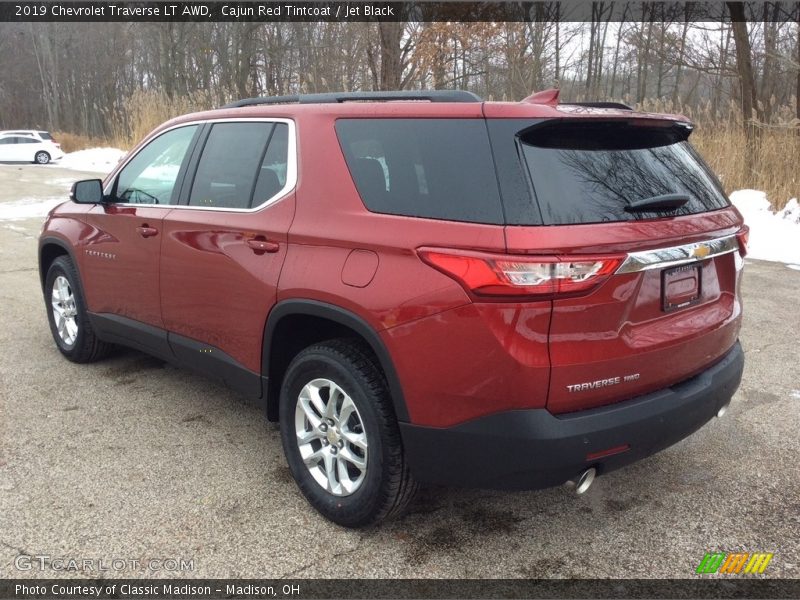 Cajun Red Tintcoat / Jet Black 2019 Chevrolet Traverse LT AWD