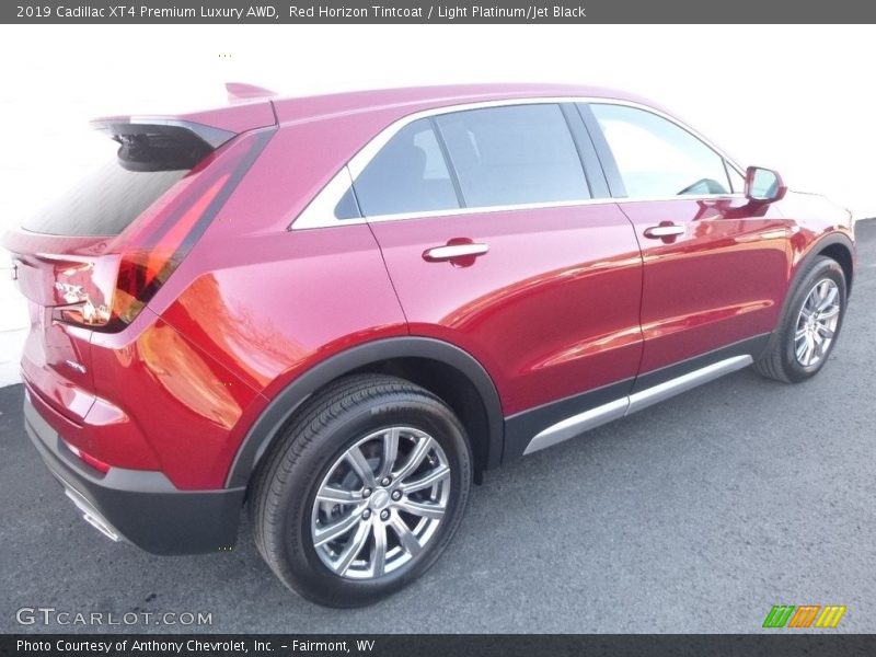 Red Horizon Tintcoat / Light Platinum/Jet Black 2019 Cadillac XT4 Premium Luxury AWD