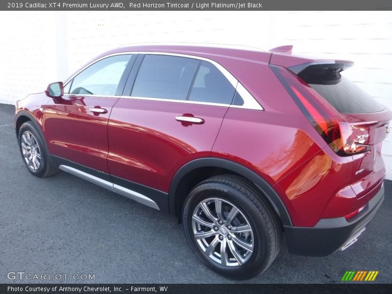 Red Horizon Tintcoat / Light Platinum/Jet Black 2019 Cadillac XT4 Premium Luxury AWD