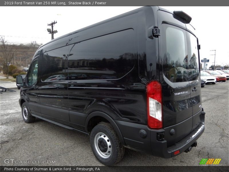 Shadow Black / Pewter 2019 Ford Transit Van 250 MR Long