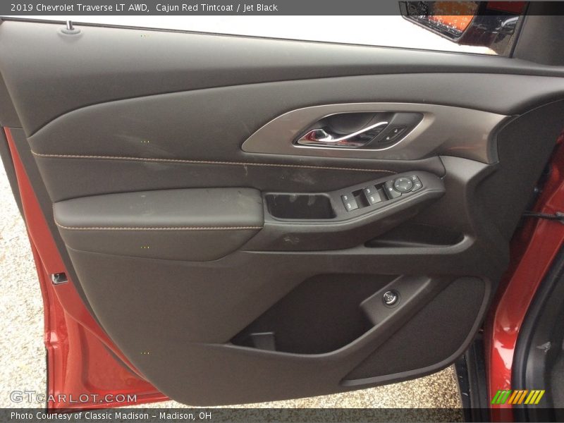 Cajun Red Tintcoat / Jet Black 2019 Chevrolet Traverse LT AWD