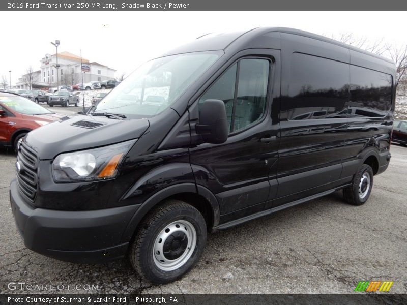Front 3/4 View of 2019 Transit Van 250 MR Long