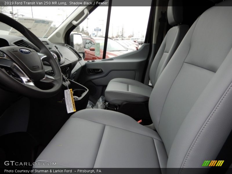 Front Seat of 2019 Transit Van 250 MR Long