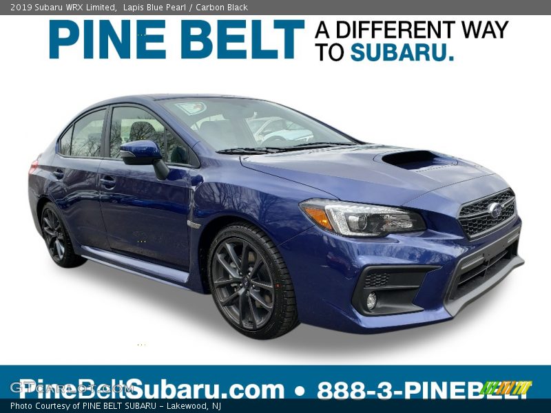 Lapis Blue Pearl / Carbon Black 2019 Subaru WRX Limited