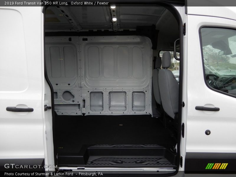 Oxford White / Pewter 2019 Ford Transit Van 350 MR Long