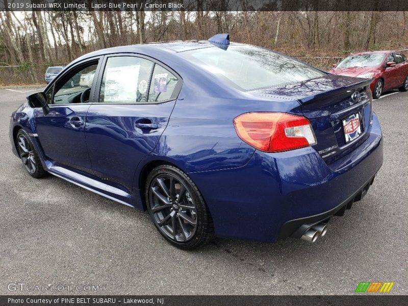 Lapis Blue Pearl / Carbon Black 2019 Subaru WRX Limited