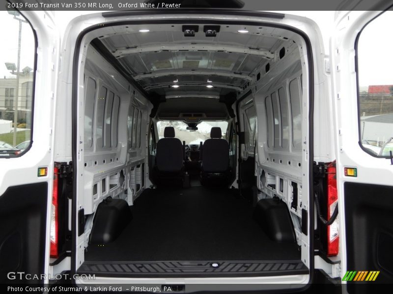 Oxford White / Pewter 2019 Ford Transit Van 350 MR Long