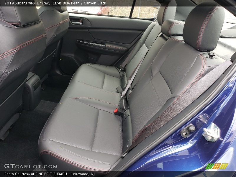 Rear Seat of 2019 WRX Limited