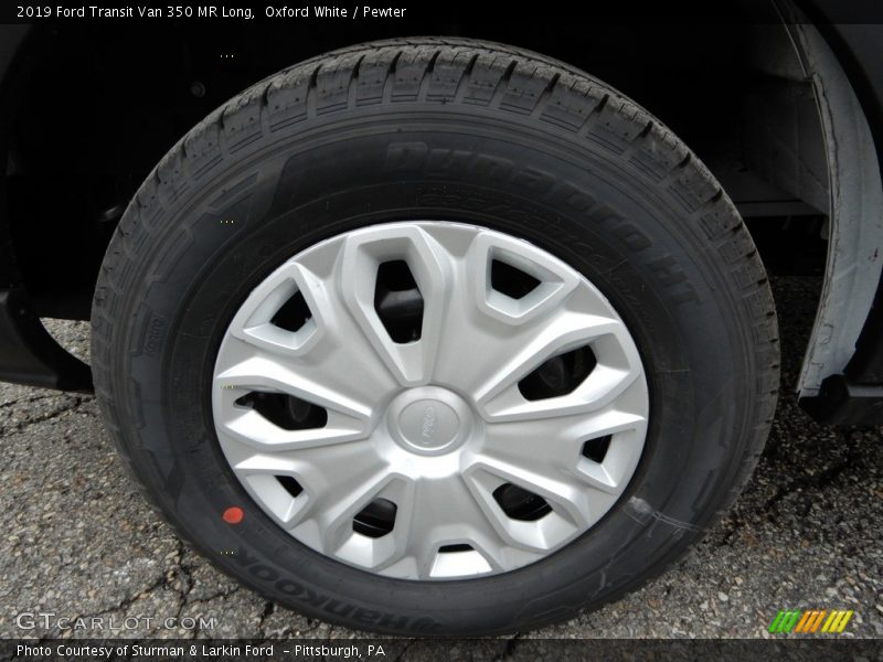 Oxford White / Pewter 2019 Ford Transit Van 350 MR Long